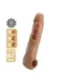 Pretty Love - Manicotto Regolabile Per Allungamento Del Pene 26 Cm 4 Cm Marrone - FOR HIM - Guaine e Prolunghe | erosidea.com