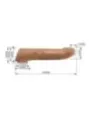 Pretty Love - Manicotto Regolabile Per Allungamento Del Pene 26 Cm 4 Cm Marrone - FOR HIM - Guaine e Prolunghe | erosidea.com
