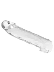 Pretty Love - Manicotto Regolabile Per L'estensione Del Pene 26 Cm 4 Cm Trasparente - FOR HIM - Guaine e Prolunghe | erosidea.com
