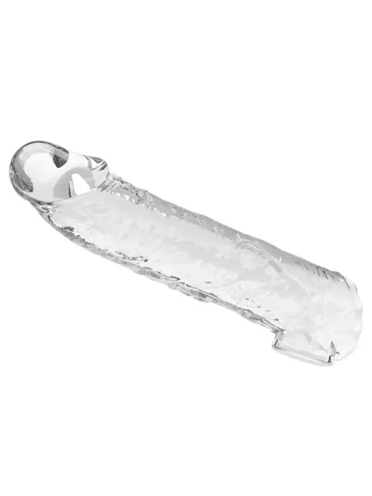 Pretty Love - Manicotto Regolabile Per L'estensione Del Pene 26 Cm 4 Cm Trasparente - FOR HIM - Guaine e Prolunghe | erosidea.com