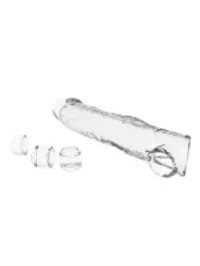 Pretty Love - Manicotto Regolabile Per L'estensione Del Pene 26 Cm 4 Cm Trasparente - FOR HIM - Guaine e Prolunghe | erosidea.com