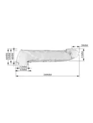 Pretty Love - Manicotto Regolabile Per L'estensione Del Pene 26 Cm 4 Cm Trasparente - FOR HIM - Guaine e Prolunghe | erosidea.com