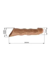 Pretty Love - Manicotto Regolabile Per Allungamento Del Pene 28 Cm 45 Cm Marrone - FOR HIM - Guaine e Prolunghe | erosidea.com