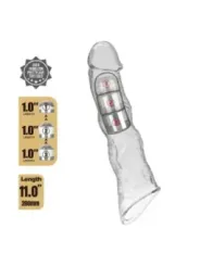 Pretty Love - Manicotto Regolabile Per L'estensione Del Pene 28 Cm 45 Cm Trasparente - FOR HIM - Guaine e Prolunghe | erosidea.com