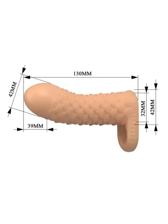 Pretty Love - Manicotto Di Estensione Del Pene Nesmith 13 Cm 38 Cm Naturale - FOR HIM - Guaine e Prolunghe | erosidea.com