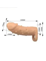 Pretty Love - Manicotto Di Estensione Del Pene Dort 14 Cm 4 Cm Naturale - FOR HIM - Guaine e Prolunghe | erosidea.com
