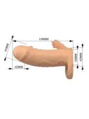Pretty Love - Manicotto Di Estensione Del Pene Roderico 13 Cm 38 Cm Naturale - FOR HIM - Guaine e Prolunghe | erosidea.com