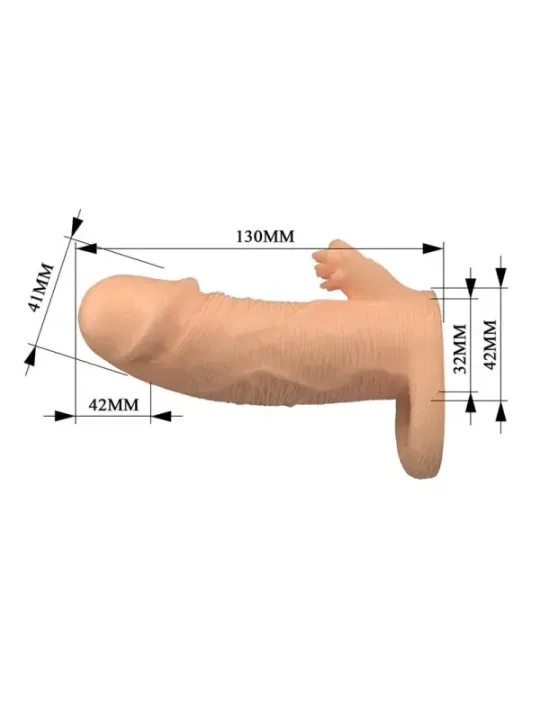 Pretty Love - Manicotto Di Estensione Del Pene Roderico 13 Cm 38 Cm Naturale - FOR HIM - Guaine e Prolunghe | erosidea.com