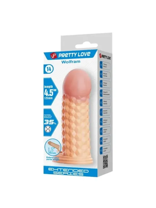 Pretty Love - Wolfram Manicotto Per Allungamento Del Pene 115 Cm 38 Cm Naturale - FOR HIM - Guaine e Prolunghe | erosidea.com