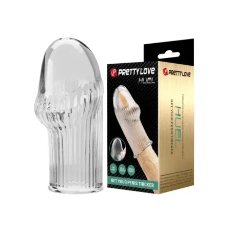 Pretty Love - Huel Penis Sleeve Per Un Pene Pi™ Spesso E Trasparente - FOR HIM - Guaine e Prolunghe | erosidea.com