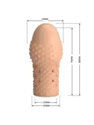 Pretty Love - Manicotto Per Pene Da Geek Per Un Pene Pi™ Spesso Colore Naturale - FOR HIM - Guaine e Prolunghe | erosidea.com