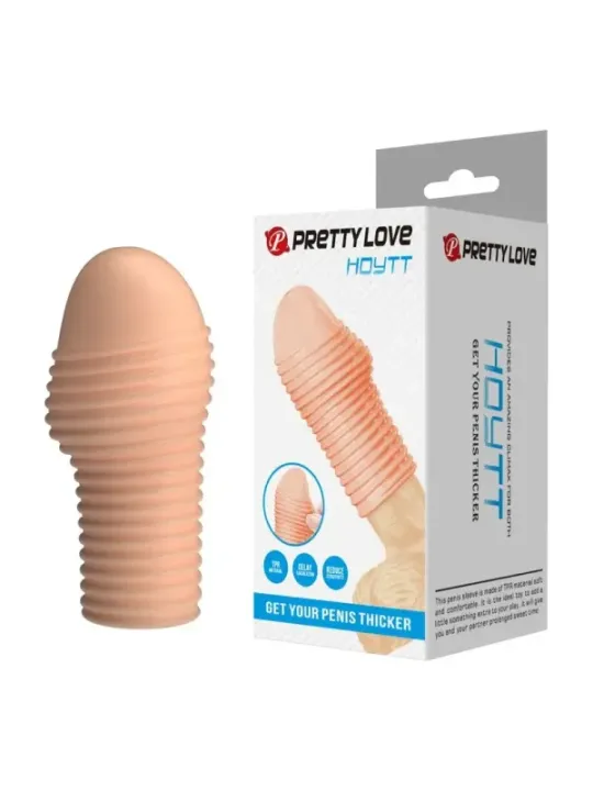 Pretty Love - Hottt Manica Per Pene Per Un Pene Pi™ Spesso Colore Naturale - FOR HIM - Guaine e Prolunghe | erosidea.com
