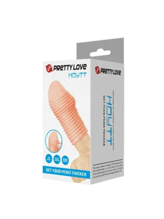 Pretty Love - Hottt Manica Per Pene Per Un Pene Pi™ Spesso Colore Naturale - FOR HIM - Guaine e Prolunghe | erosidea.com