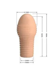 Pretty Love - Hottt Manica Per Pene Per Un Pene Pi™ Spesso Colore Naturale - FOR HIM - Guaine e Prolunghe | erosidea.com