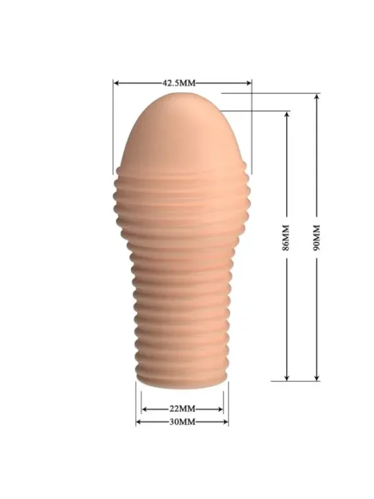 Pretty Love - Hottt Manica Per Pene Per Un Pene Pi™ Spesso Colore Naturale - FOR HIM - Guaine e Prolunghe | erosidea.com
