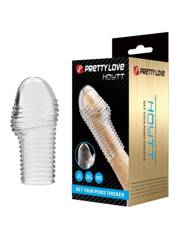 Pretty Love - Hottt Manica Per Pene Per Un Pene Pi™ Spesso E Trasparente - FOR HIM - Guaine e Prolunghe | erosidea.com