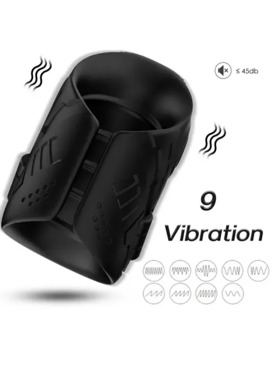 Armony - Masturbatore E Vibratore Nero - ARMONY FOR HIM - Masturbatori | erosidea.com