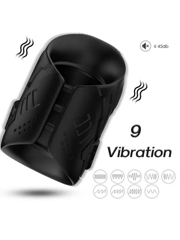 Armony - Masturbatore E Vibratore Nero - ARMONY FOR HIM - Masturbatori | erosidea.com