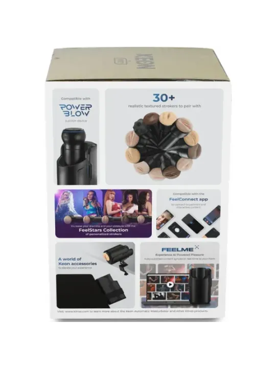 Kiiroo - Keon Wifi Combo Masturbatore Automatico + Feel Stroker - Kiiroo - Masturbatori | erosidea.com