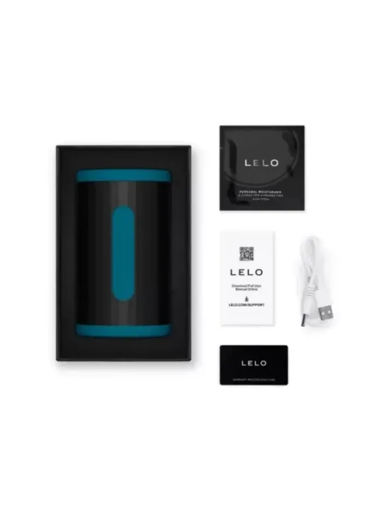 Lelo - F2S Doppio Stropulsore Maschile Sonico Con Doppia Stimolazione Sonica Colore Teal - Lelo - Masturbatori | erosidea.com
