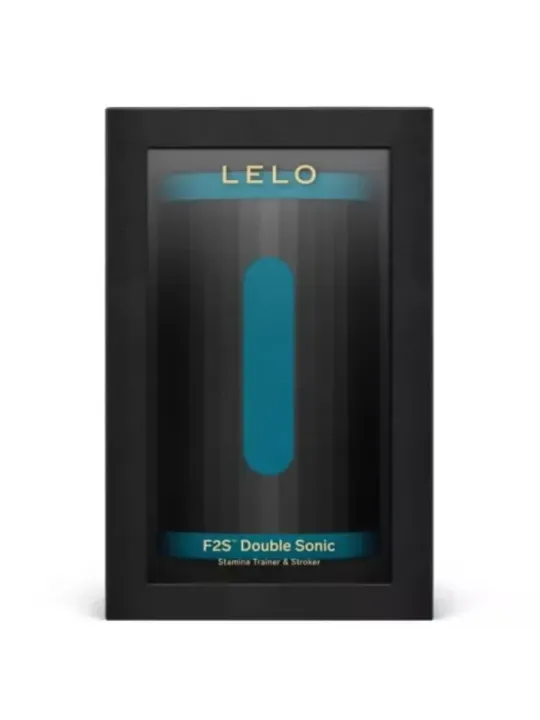 Lelo - F2S Doppio Stropulsore Maschile Sonico Con Doppia Stimolazione Sonica Colore Teal - Lelo - Masturbatori | erosidea.com