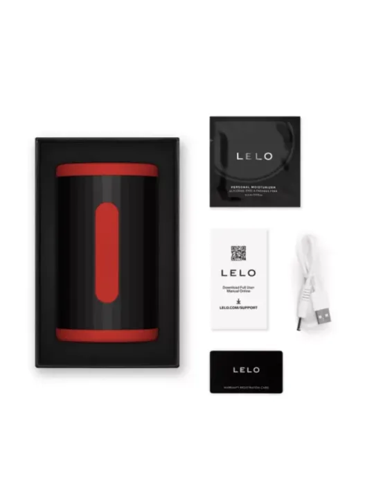 Lelo - F2S Doppio Stimolatore Sonico Maschile Con Doppia Stimolazione Sonica Rosso - Lelo - Masturbatori | erosidea.com
