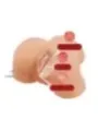 Crazy Bull - Olivia Doppio Masturbatore Vibrante Vaginale E Anale In Carne - CRAZY BULL - Masturbatori | erosidea.com
