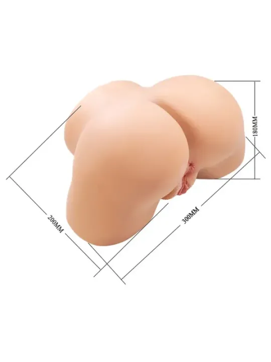 Crazy Bull - Olivia Doppio Masturbatore Vibrante Vaginale E Anale In Carne - CRAZY BULL - Masturbatori | erosidea.com