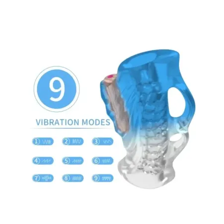 Armony - Dito Masturbatore E Vibratore Blu Gradiente - ARMONY FOR HIM - Masturbatori | erosidea.com