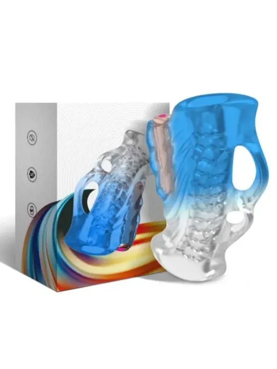Armony - Dito Masturbatore E Vibratore Blu Gradiente - ARMONY FOR HIM - Masturbatori | erosidea.com