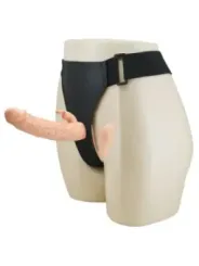 Baile - Charlotte Hollow Doppia Penetrazione Strap-On Flesh - BAILE HARNESS COLLECTION - Strap-on e Imbracature | erosidea.com