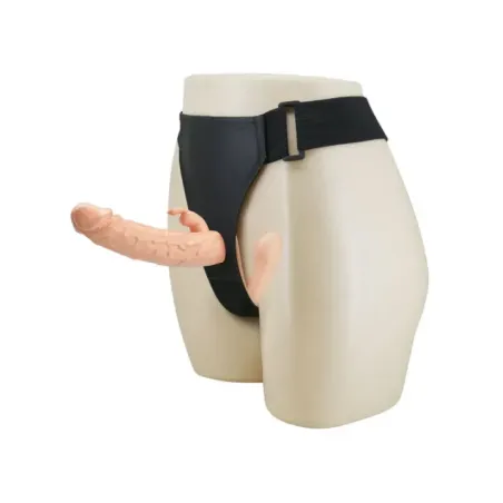 Baile - Charlotte Hollow Doppia Penetrazione Strap-On Flesh - BAILE HARNESS COLLECTION - Strap-on e Imbracature | erosidea.com