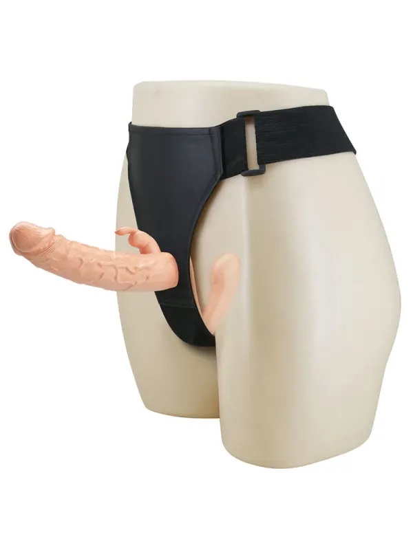 Baile - Charlotte Hollow Doppia Penetrazione Strap-On Flesh - BAILE HARNESS COLLECTION - Strap-on e Imbracature | erosidea.com