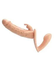 Baile - Charlotte Hollow Doppia Penetrazione Strap-On Flesh - BAILE HARNESS COLLECTION - Strap-on e Imbracature | erosidea.com