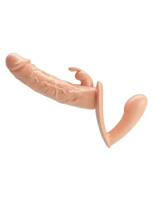 Baile - Charlotte Hollow Doppia Penetrazione Strap-On Flesh - BAILE HARNESS COLLECTION - Strap-on e Imbracature | erosidea.com