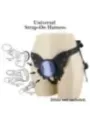 Pretty Love - Slip Universali Con Imbracatura Strap-On Neri E Blu - HARNESS COLLECTION - Strap-on e Imbracature | erosidea.com