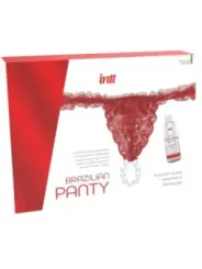 Intt Releases - Brasiliana Rossa Con Perle E Gel Lubrificante 50 Ml - INTT RELEASES - A Base Acqua | erosidea.com