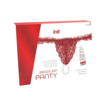 Intt Releases - Brasiliana Rossa Con Perle E Gel Lubrificante 50 Ml - INTT RELEASES - A Base Acqua | erosidea.com