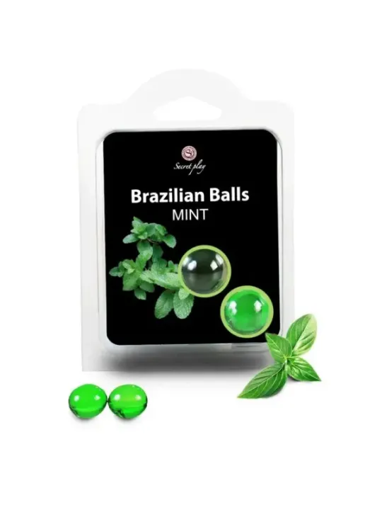 Secretplay - 2 Palline Brasiliane Menta - SECRETPLAY COSMETIC - Ovetti Palline Sfere | erosidea.com