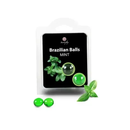 Secretplay - 2 Palline Brasiliane Menta - SECRETPLAY COSMETIC - Ovetti Palline Sfere | erosidea.com