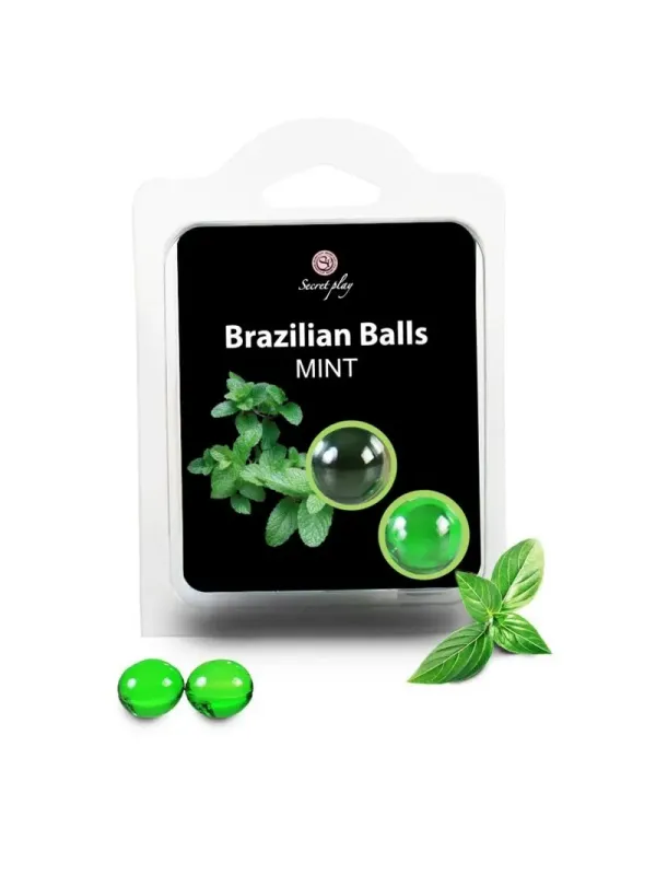Secretplay - 2 Palline Brasiliane Menta - SECRETPLAY COSMETIC - Ovetti Palline Sfere | erosidea.com