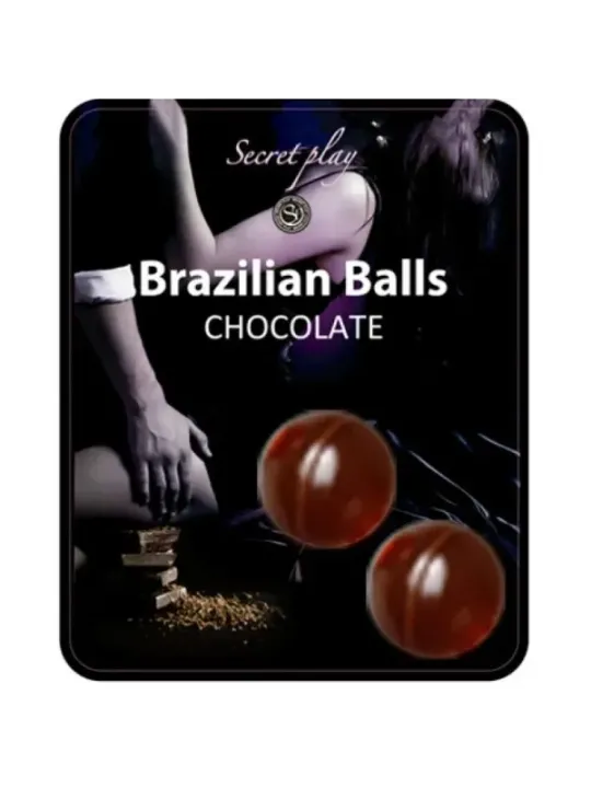 Secretplay - 2 Palline Brasiliane Cioccolato - SECRETPLAY COSMETIC - Ovetti Palline Sfere | erosidea.com