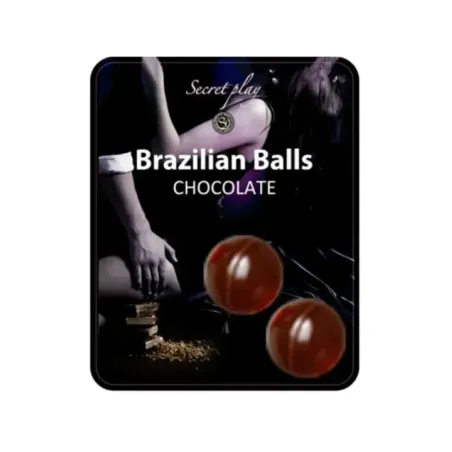 Secretplay - 2 Palline Brasiliane Cioccolato - SECRETPLAY COSMETIC - Ovetti Palline Sfere | erosidea.com