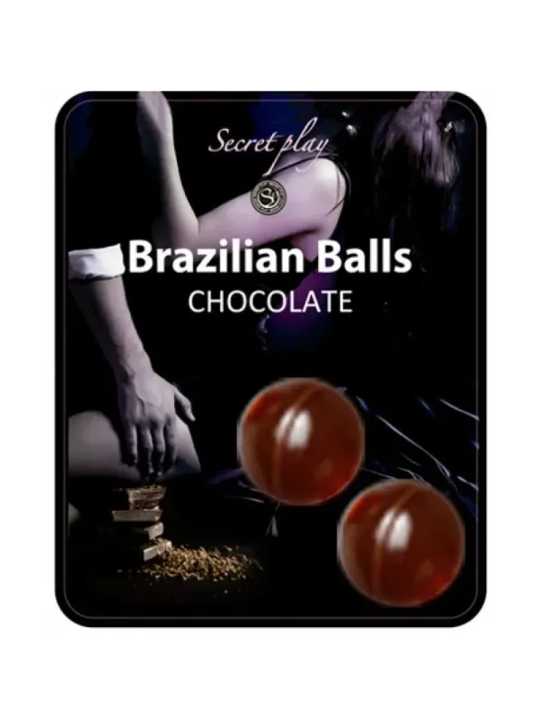 Secretplay - 2 Palline Brasiliane Cioccolato - SECRETPLAY COSMETIC - Ovetti Palline Sfere | erosidea.com