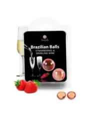 Secretplay - Set Di Palline Brasiliane Fragola E Champagne - SECRETPLAY COSMETIC - Ovetti Palline Sfere | erosidea.com
