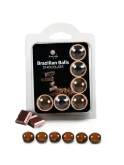 Secretplay - Set 6 Palline Brasiliani Cioccolato