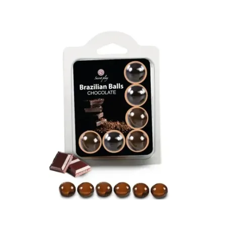 Secretplay - Set 6 Palline Brasiliani Cioccolato - SECRETPLAY COSMETIC - Ovetti Palline Sfere | erosidea.com