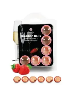 Secretplay - Set 6 Palline Brasiliani Fragole Con Cava