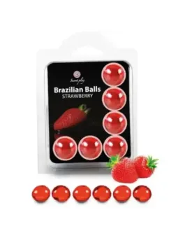 Secretplay - Set 6 Palline Brasiliane Fragola