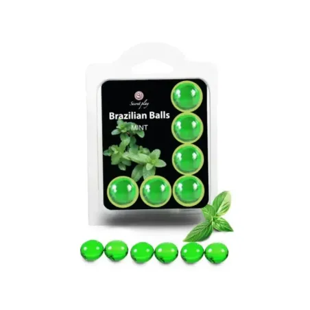 Secretplay - Set 6 Palline Brasiliani Menta - SECRETPLAY COSMETIC - Ovetti Palline Sfere | erosidea.com
